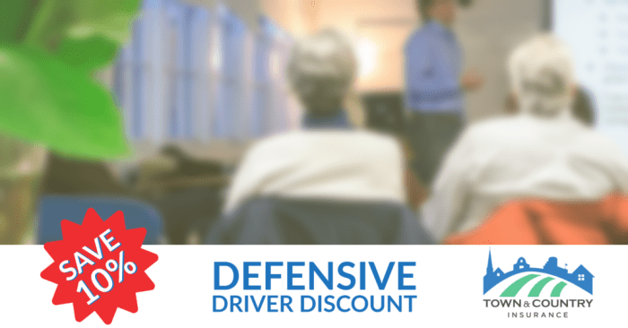 State Farm defensive driving discount auto insurance